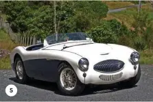  ?? ?? 5. Austin-Healey 100S in the hills above Wellington (Photo Allan Walton Archive).