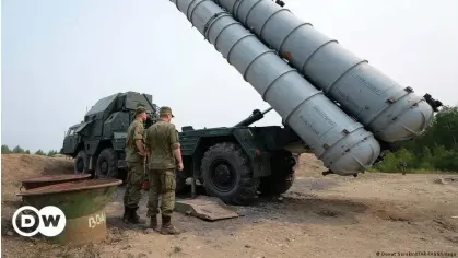  ?? ?? Sistema de misiles S-300 de la era soviética: Rusia y Ucrania poseen ambas esta arma (archivo).