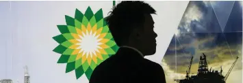  ?? SERGEI ILNITSKY EPA-EFE ?? A 15 PERCENT surge in benchmark crude prices this year helped BP smash earnings estimates in the third quarter. Oil’s rally has swelled cash reserves among producers, boosting confidence following the worst market slump in a generation. |