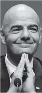  ??  ?? Gianni Infantino, el presidente de la Fifa.