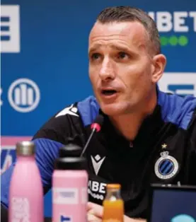  ?? © BELGA ?? Nicky Hayen moet Club Brugge nog proberen naar een tweede plek te loodsen.