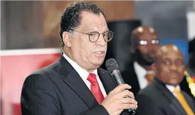  ?? / LEE WARREN/GALLO IMAGES ?? Safa president Danny Jordaan, speaking at yesterday’s sponsorshi­p launch, says sponsors are not coming forth to support women’s football.