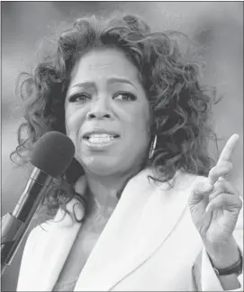  ?? Paul J. Richards, Afp-getty Images ?? Oprah Winfrey says some of the difficulti­es of her fledgling TV network can be traced to “launching when we were not ready to launch.”