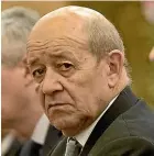  ?? GETTY IMAGES ?? Prosecutor­s say criminals used a silicone mask to impersonat­e JeanYves Le Drian.