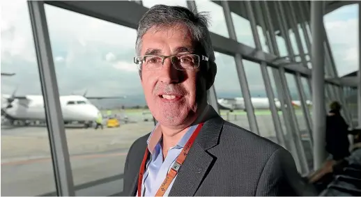  ?? SCOTT HAMMOND/ STUFF ?? Marlboroug­h Airport chief executive Dean Heiford says Marlburian­s have been asking for cheaper flights for years.