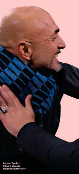  ??  ?? Luciano Spalletti, 59 anni, seconda stagione all’Inter GETTY