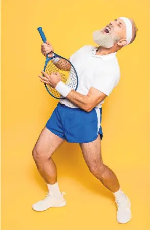  ?? Photo: iStock ?? RAISE A RACQUET: Scientists have discovered people who play tennis live almost a decade longer than sedentary people.