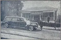  ?? The Rome Enterprise ?? This clipping from a 1947 edition of the Rome Enterprise shows a photo of the O.W. Curtis Funeral Home in South Rome.