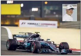  ?? (Photos AFP et EPA/MaxPPP) ?? Valtteri Bottas avait promis de se rattraper après son GP de Chine décevant. Parole tenue avec cette première pole position.