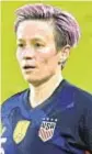  ??  ?? Megan Rapinoe