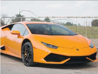  ?? CLAYTON SEAMS/DRIVING ?? The Lambo hits 100 kilometres an hour in a blistering 3.2 seconds.