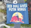  ?? Foto: USP ?? Red Bull erntet für den Verkauf in Russland scharfe Kritik.