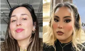  ?? Photograph: Courtesy Gizem Sirmali and Sarah Harvard ?? Gizem Sirmali, left, and Sarah Harvard, right, shared details of their attacks on TikTok.