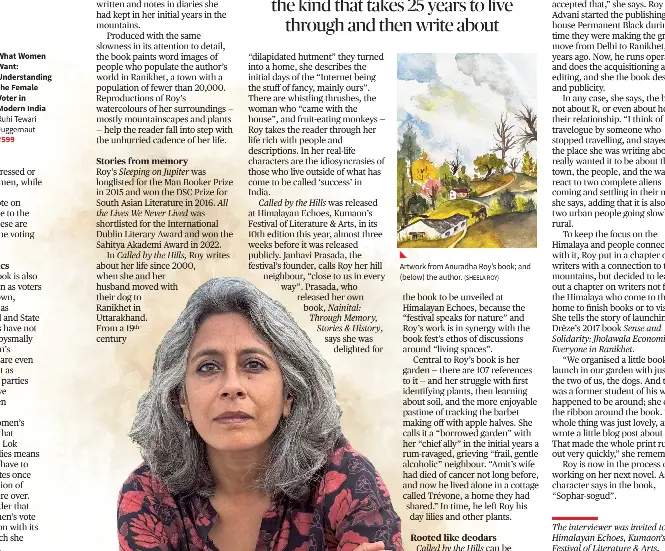 Writer-designer-potter Anuradha Roy’s new book recounts a slow ...