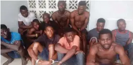  ??  ?? The 11 alleged cultists