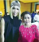 ??  ?? A fan of comedian Vice Ganda, it was one of Mother Lily Monteverde’s wishes to have the star at her party
