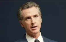  ?? Rich Pedroncell­i/Associated Press ?? Gavin Newsom is often at the center of speculatio­n over his national political ambitions. It is no different this year, based on some of his actions as California governor.