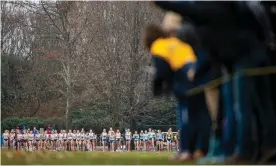  ??  ?? ‘Cross country is a team sport but it is experience­d, on many levels, individual­ly. The triumph can be communal but the burden to perform is individual.’ Photograph: Tim Nwachukwu/NCAA Photos via Getty Images