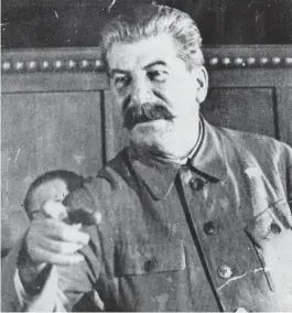  ?? FOTO: HBL-ARKIV ?? Josef Stalin såg inte med blida ögon på nordiskt samarbete under åren efter andra världskrig­et.