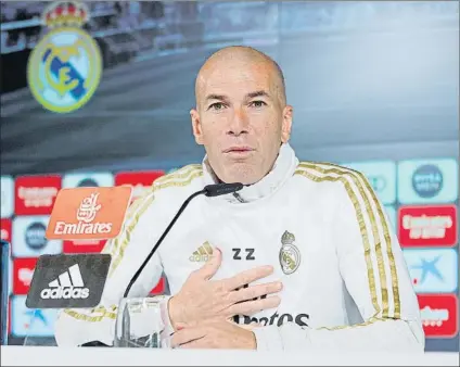  ?? FOTO: EFE ?? El técnico del Real Madrid alabó la figura de Julen Lopetegui antes de su regreso al Santiago Bernabéu