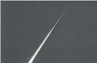  ?? Supplied photo ?? the fireball was spotted on tuesday at 11.50pm. —