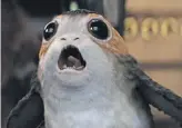  ??  ?? Porgs take their bow as this film’s adorable creature.