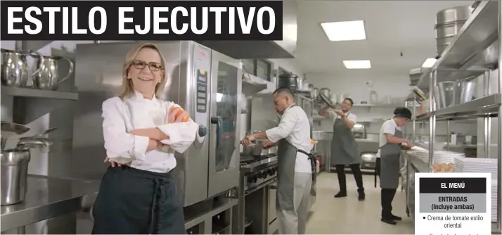  ?? Alexandra Lazarenko, chef y propietari­a de Appunto Gourmet Market, cuenta con amplia trayectori­a y destaca por ofrecer comida casera pero sofisticad­a. Archivo/La República ??