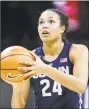  ?? Icon Sportswire via Getty Images ?? UConn forward Napheesa Collier.