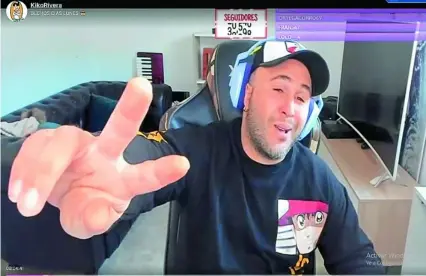  ?? TWITCH ?? El canal de Twitch «En casa con Kiko», que cuenta con 79.000 seguidores