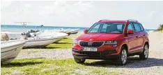  ?? Foto: Michael Gebhardt ?? Noch ’n Kompakt SUV: Skoda startet mit dem Karoq.