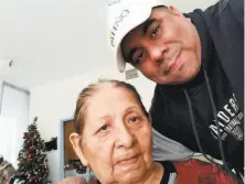  ?? Courtesy Patiño family 2018 ?? Jaime Patiño and his grandmothe­r, Emma Patiño, who was among the first patients to die from COVID19 at the center.