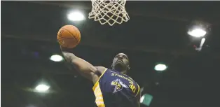  ?? DAVID BLOOM ?? Travis Daniels and the Edmonton Stingers return to the Expo Centre Thursday to put their eight-game Canadian Elite Basketball League winning streak on the line against the Fraser Valley Bandits.