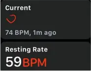  ??  ?? HeartWatch 4’s Apple Watch app presents data in a really well-balanced and accessible way.