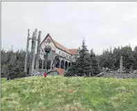  ?? GLEN WHIFFEN/THE TELEGRAM ?? Ruins of an old church in St. Kyran’s, Placentia Bay. The community was resettled in the 1960s.