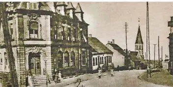  ?? ?? Ein historisch­es Foto vom Gasthaus Stubb in Hühnerfeld.