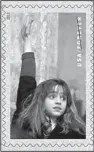  ?? AP/U.S. Postal Service ?? This stamp honoring singer Janis Joplin was unveiled Friday in San Francisco. A line of Harry Potter stamps prompted angry letters from the Postal Service’s Citizens’ Advisory Stamp Committee to Postmaster General Patrick Donahoe.