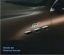  ?? ?? Detalle del Maserati Grecale