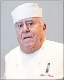  ??  ?? Chef Albert Roux