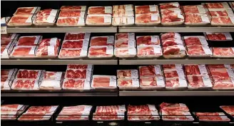  ??  ?? Most of the meat—stolen in surprising­ly well-orchestrat­ed hits—ends up on the black market