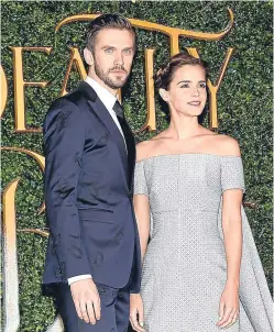  ?? Picture: Getty Images. ?? Stars: Dan Stevens and Emma Watson.