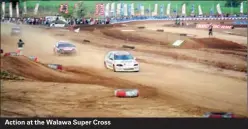  ??  ?? Action at the Walawa Super Cross