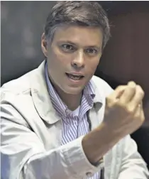  ??  ?? Petición. El secretario general de la OEA abogó por liberar a los presos políticos, como Leopoldo López.