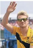  ?? FOTO:DECK/DPA ?? Nico Hülkenberg vor dem Rennen auf dem Hockenheim­ring.