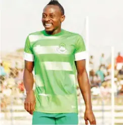  ??  ?? Nasarawa United attacking winger, Thomas Zenke