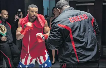  ?? AP PHOTO ?? This image released by Metro Goldwyn Mayer Pictures / Warner Bros. Pictures shows Michael B. Jordan in a scene from “Creed II.”