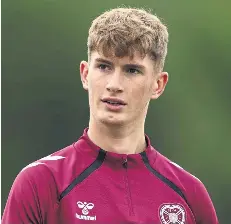  ?? ?? Talented youngster James Wilson is back in the Jambos fold