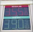  ?? MATT ROURKE — THE ASSOCIATED PRESS ?? Fuel prices are posted at a filling station in Willow Grove, Pa., on Tuesday. Environmen­talists back President Joe Biden’s decision to order 50 million barrels of oil released from strategic reserve to bring down energy costs.