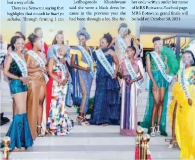  ?? ?? After winning a slot in top 14, contestant­s proceed to top seven finalists who will compete for the crown in the grand finale