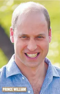  ??  ?? PRINCE WILLIAM