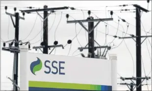  ??  ?? SSE highlighte­d £1.1bn Scottish transmissi­on network renewal costs.